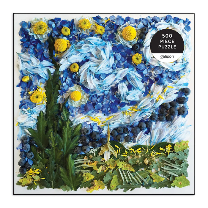 Starry Night Petals 500 Piece Jigsaw Puzzle