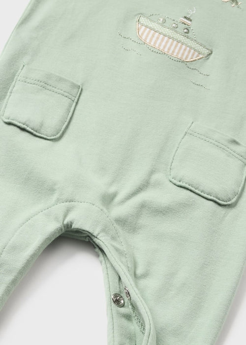 Sustainable cotton print sleepsuit newborn (Gift Set)