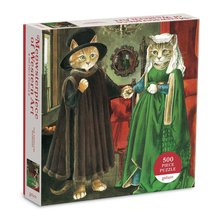 The Arnolfini Marriage Meowsterpiece of Western Art 500 Piece