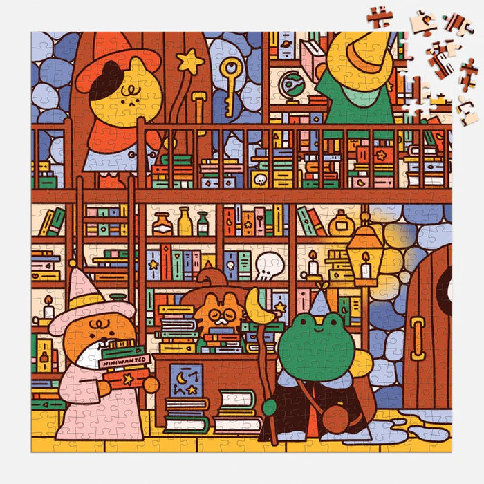 The Wizard's Library 500 Piece Family Puzzle