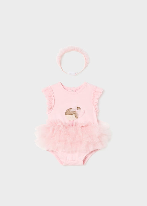 Tulle Romper Sustainable Cotton Newborn (Gift Set)