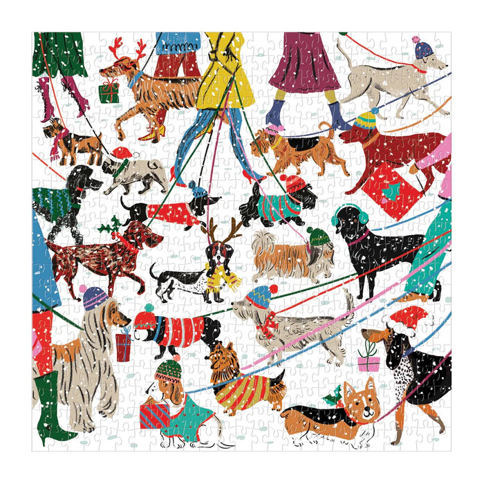 Winter Dogs 500 Piece Jigsaw Puzzle