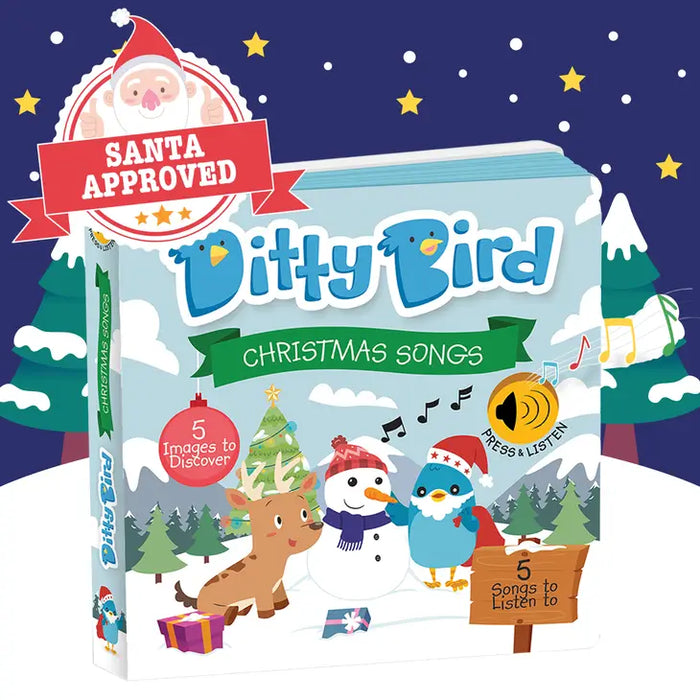 Ditty Bird Baby Books Christmas songs - Stocking stuffer