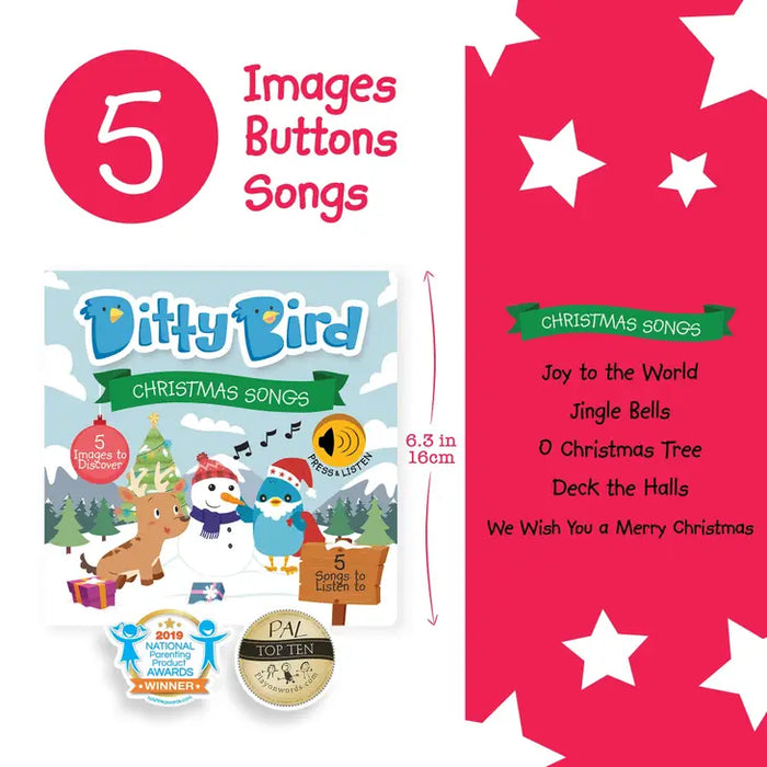 Ditty Bird Baby Books Christmas songs - Stocking stuffer